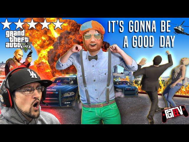 Youtuber Gone Wild in GRAND THEFT AUTO 5!  FGTeeV Visits America!