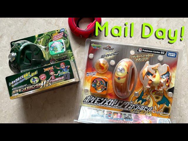 Pokemon XY Mega Evolution Mega Rayquaza Mega Bangle Plus & Charizard Y Mega Ring Mail Day!