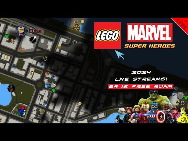 LEGO Marvel Super Heroes: 2024 LIVE STREAMS Ep. 16 FREE ROAM (on Xbox Series X) - HTG