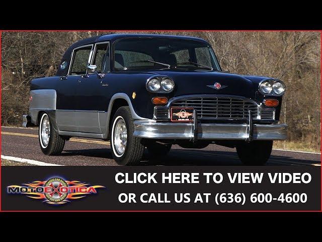 1982 Checker Luxury || SOLD