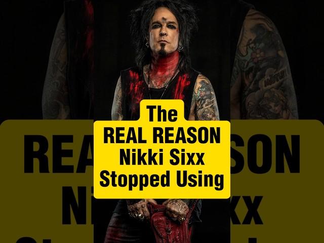 Nikki Sixx Explains Why He Stopped Using #motleycrue #nikkisixx #80smetal