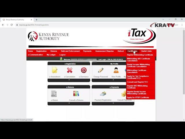 WANT TO GET A KRA TAX COMPLIANCE CERTIFICATE (TCC)? THIS IS HOW YOU CAN APPLY AND DOWNLOAD IT