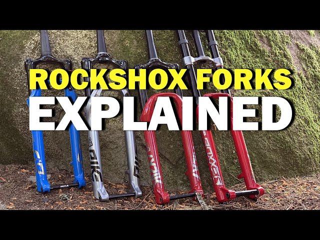 RockShox Fork Lineup Explained! | What Are The Differences?