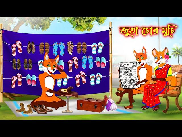 জুতা চোর মুচি | Juta Chor Muchi | Fox Cartoon | Rupkothar Golpo | Bangla Cartoon Golpo