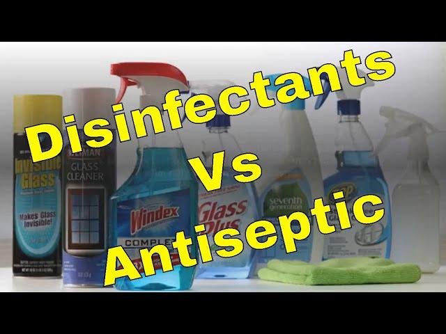 Disinfectant vs Antiseptic