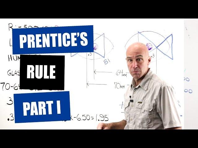 Optician Training: Prentice's Formula (Rule) Part 1