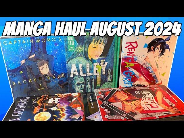 MANGA HAUL FOR AUGUST 2024! 