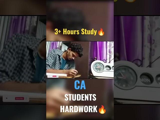 CA Aspirants Hardwork | 3+ Study Hours | Ca Motivational Video | Roshan