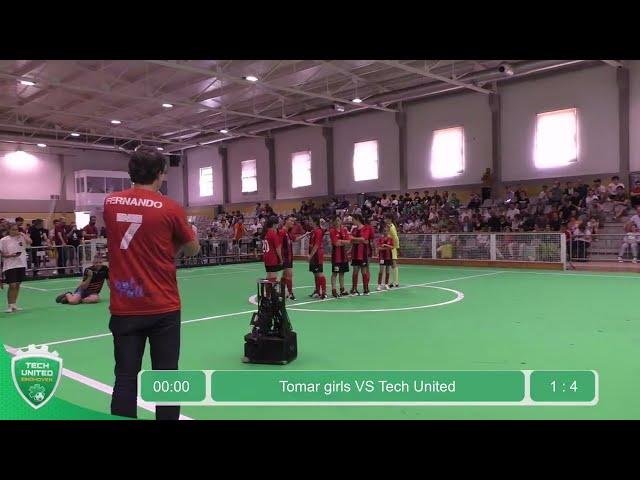Penalties Techunited vs Tomar girls - Robotics festival Portugal  - Livestream Tech United Eindhoven