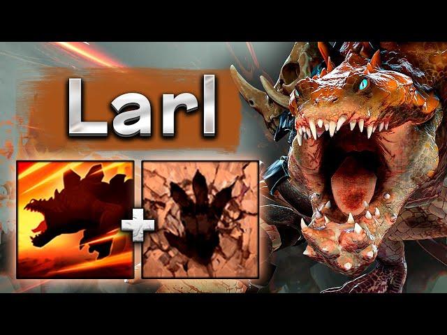 Тим Спирит в гранд финале Инта! Ларл на Праймал Бисте топчет врагов - Larl Primal Beast 7.34 DOTA 2