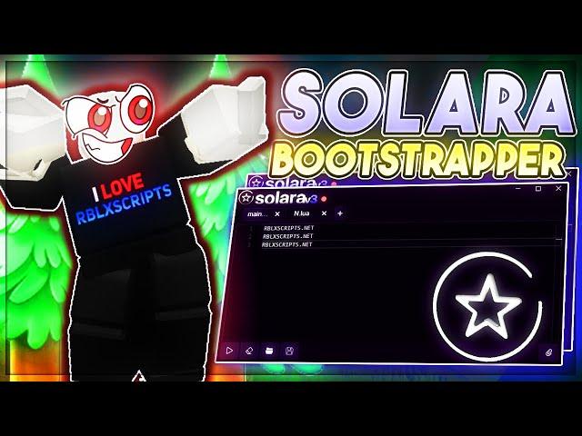 Roblox Exploit Solara Executor Bootstrapper For PC.. (Solara V3)