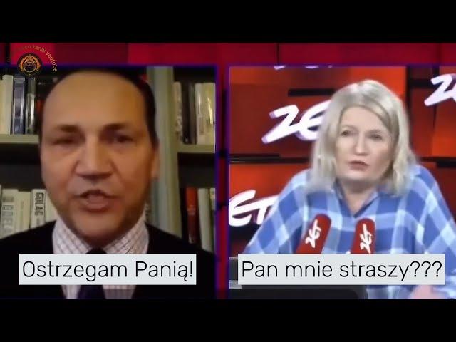 Sikorski pokazuje oxfordzkie wychowanie podczas rozmowy w radiu zet