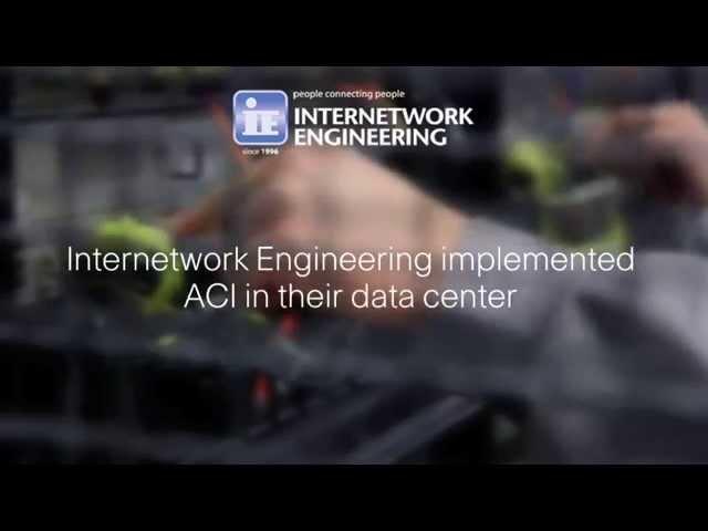 IE implements Cisco’s Application Centric Infrastructure (ACI)