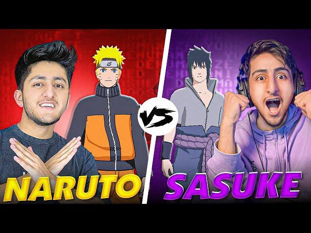 Naruto Vs Sasuke 1 Vs 1 Clash Squad Battle Who Will Win - Garena Free Fire