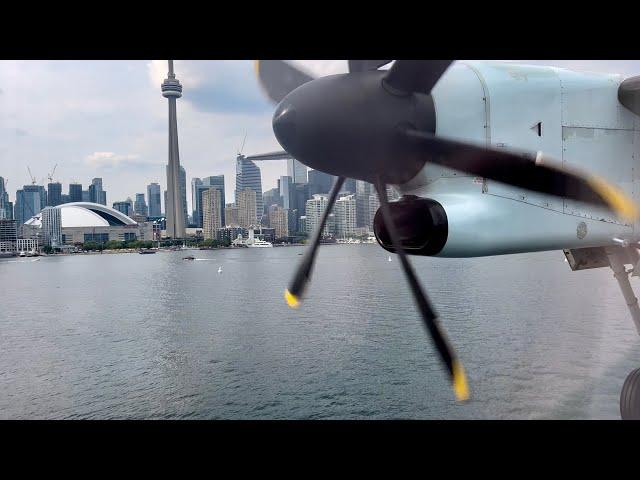 Air Canada Express Bombardier Q400 Skyline Landing at Toronto Billy Bishop | YUL-YTZ