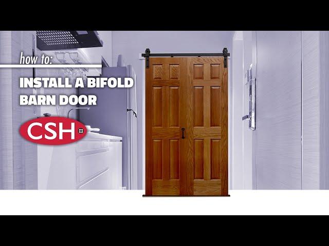 How to Install a Bifold Rolling Barn Door (step-by-step instructions)