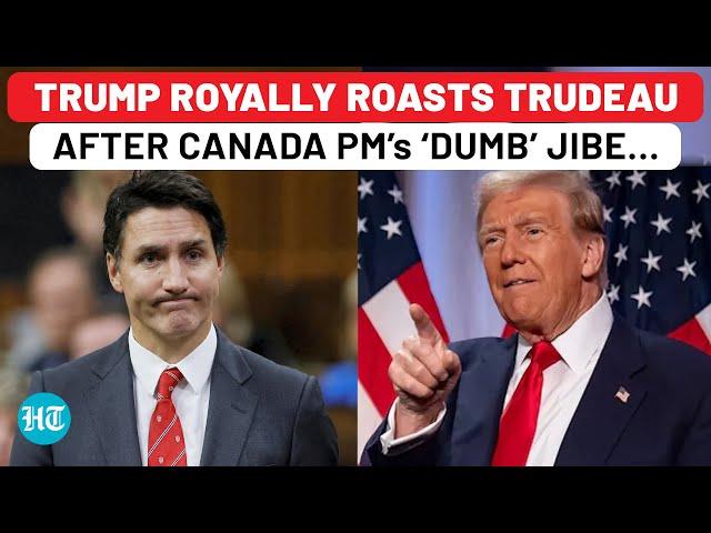 Donald Trump Mocks Canadian PM After ‘Dumb’ Jibe; ‘Please Explain To Governor Trudeau That…’