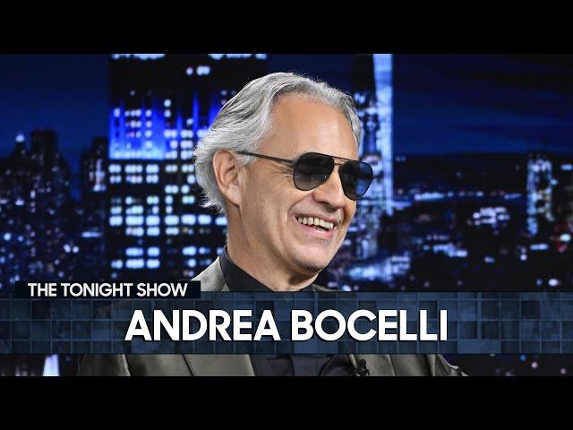 Andrea Bocelli Teaches Jimmy How to Sing, Explains Why Ed Sheeran Showed Up at His House (Extended)