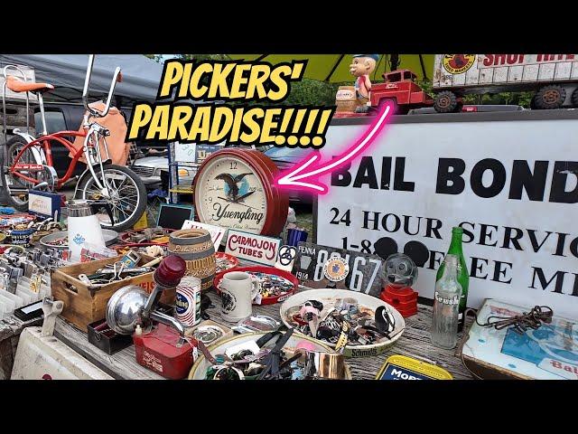 Astounding Variety of Antiques & Collectibles at the Flea Market!