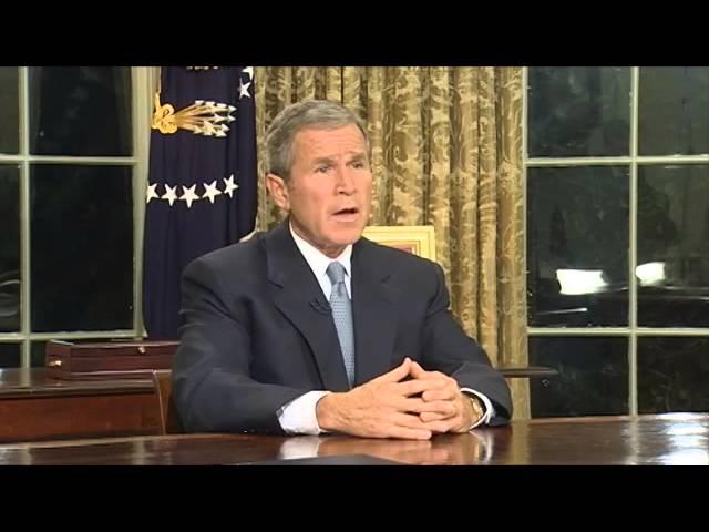 Address to Nation on Terrorist Attacks, 9/11/2001