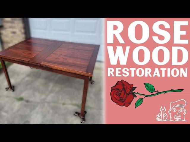 The ONLY Rosewood Table RESTORATION on YOUTUBE!