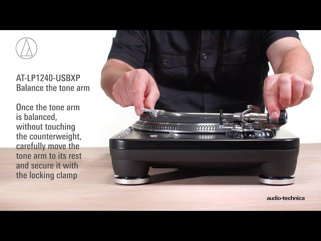 AT-LP1240-USBXP Setup | Direct-Drive Professional DJ Turntable