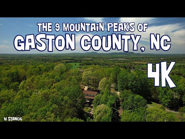 The 9 Mountain Peaks of Gaston County 4K / Close to Charlotte!! (DJI Mavic Air 2S Drone Footage)