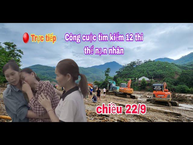 Tiếp tục 5 máy xúc vào để tìm kiếm 12 th.i th.ể nạ.n nhâ.n ở những vị trí đáng nghi