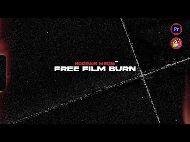 FREE FILM BURN TRANSITION - For Premiere Pro, Final Cut, Davinci Resolve & More! (COPYRIGHT FREE)