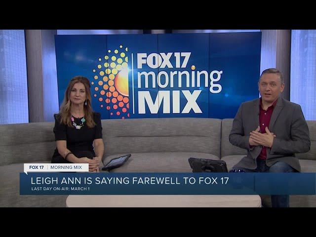 Leigh Ann Towne says farewell to Fox 17