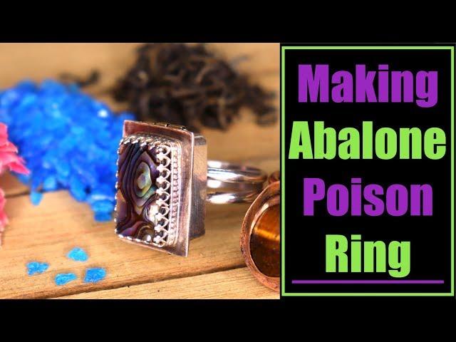 Making a Silver & Abalone Poison Ring