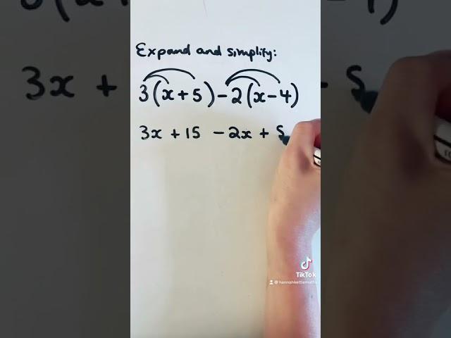 Expanding Brackets