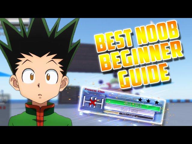 The Best NOOB Beginner Guide for Hunter x Hunter Ultimate Finale | Roblox