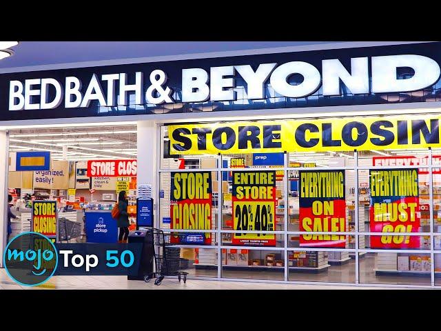 Top 50 Stores That Don't Exist Anymore