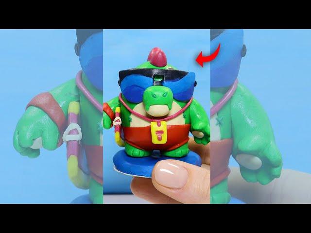 BUZZ из игры Brawl Stars ► Dimia лепка ►#shorts