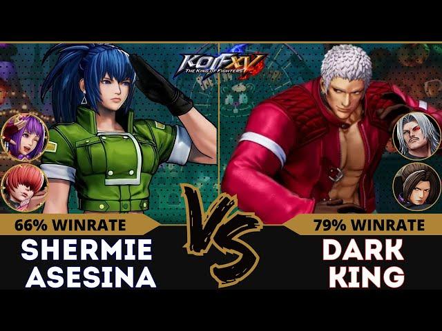 KOFXV⭐SHERMIE ASESINA (Leona/Athena/Shermie) vs DARK KING (O.Rugal/Duo Lon/O.Yashiro)⭐Ranked Match