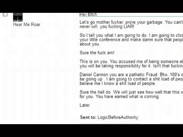 LogicBeforeAuthority aka Daniel Alexander Cannon Exposed - URGENT SCAM ALERT
