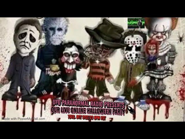 UFO Paranormal Radio Network LIVE Host Panel Halloween Party