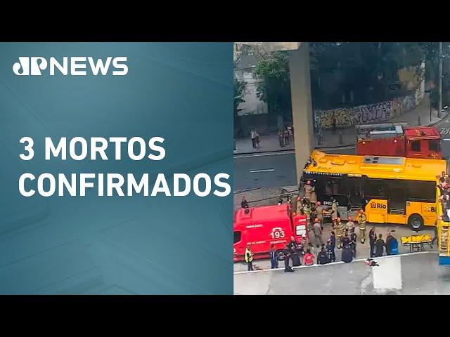 Mais de 60 pessoas ficam feridas após acidente com BRT no RJ