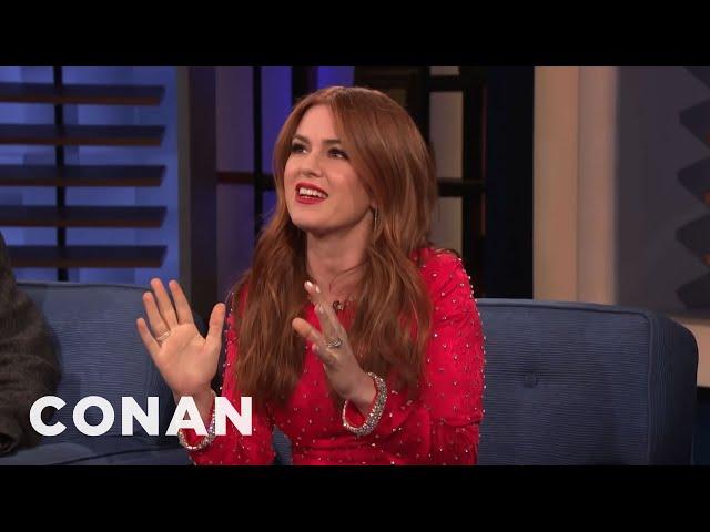 Isla Fisher On Being Married To & Dealing With Sacha Baron Cohen | CONAN on TBS