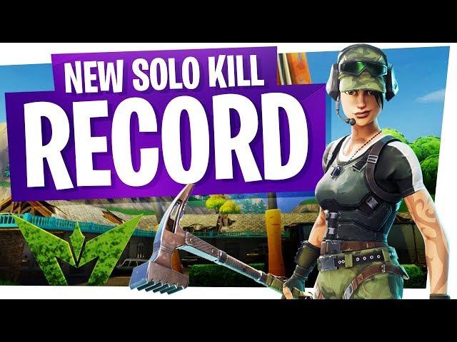 The Salty Springs Slayer! - Our New Solo Kill Record Game in Fortnite Battle Royale