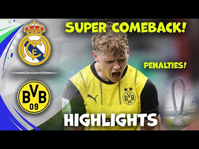 Real Madrid sub19 vs Borussia Dortmund u19 | UEFA Youth League | Highlights 22-10-2024