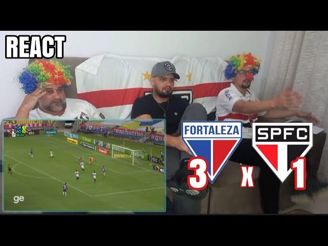 REACT FORTALEZA 3X1 SÃO PAULO - MAIS UMA HUMILHAÇÃO