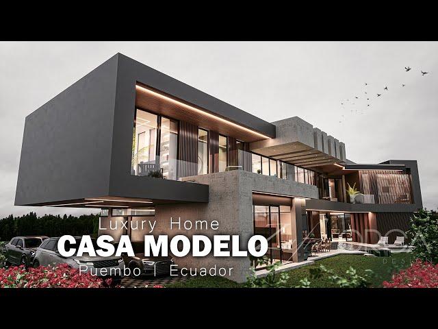 Modern House Design | 2 Story House & 5 Bedrooms |  750 m2 | CASA MODELO 2022