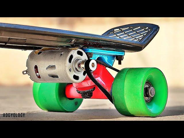 This is the Easiest Way to Make an ELECTRIC SKATEBOARD - WOW