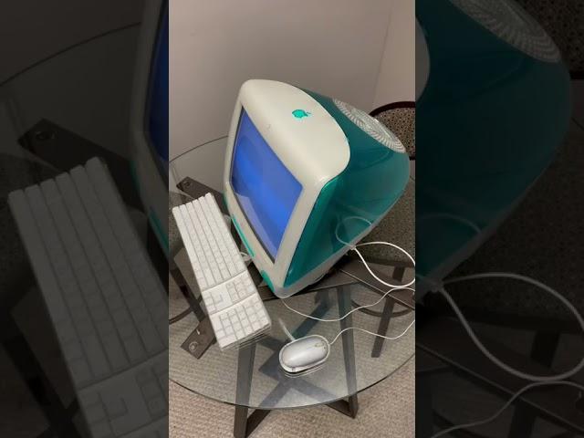 Retro Computer ASMR: IMac G3 booting up #apple #macintosh #90s #2000s