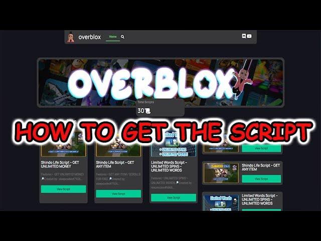 Tutorial For Getting Script - OverBlox