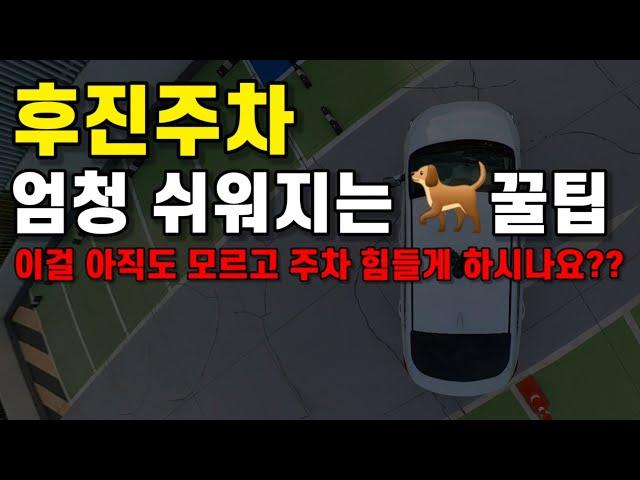 초보운전 후진 주차 이것만 알아도 확실히 쉬워 집니다. 후진주차 쉽게 하는 핸들 사용법