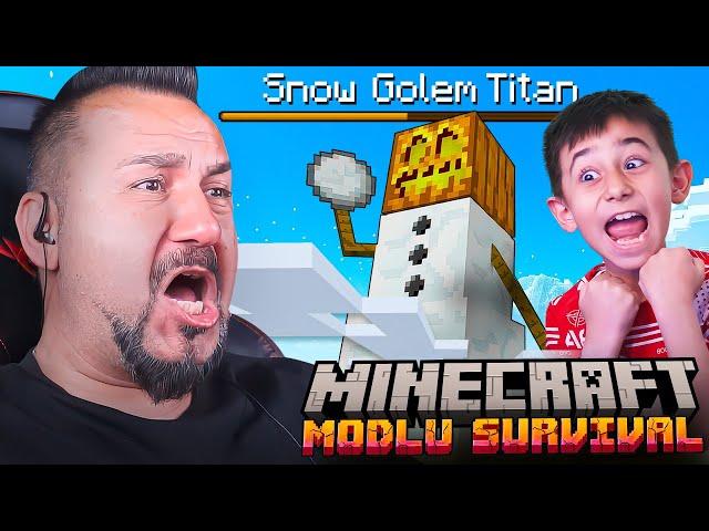 EGEMEN KAAN MİNECRAFT'TA BENİ TROLLEDİ! | MODLU SURVİVAL OYNUYORUZ