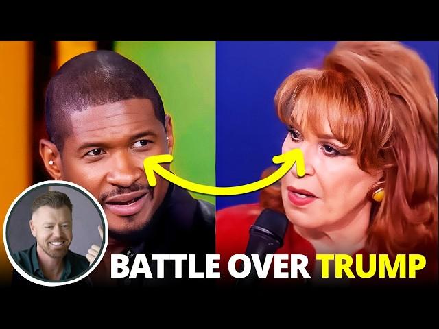 Usher vs. Joy Behar: Tries to Corner Him Into Slamming Trump - He Shuts Her Down